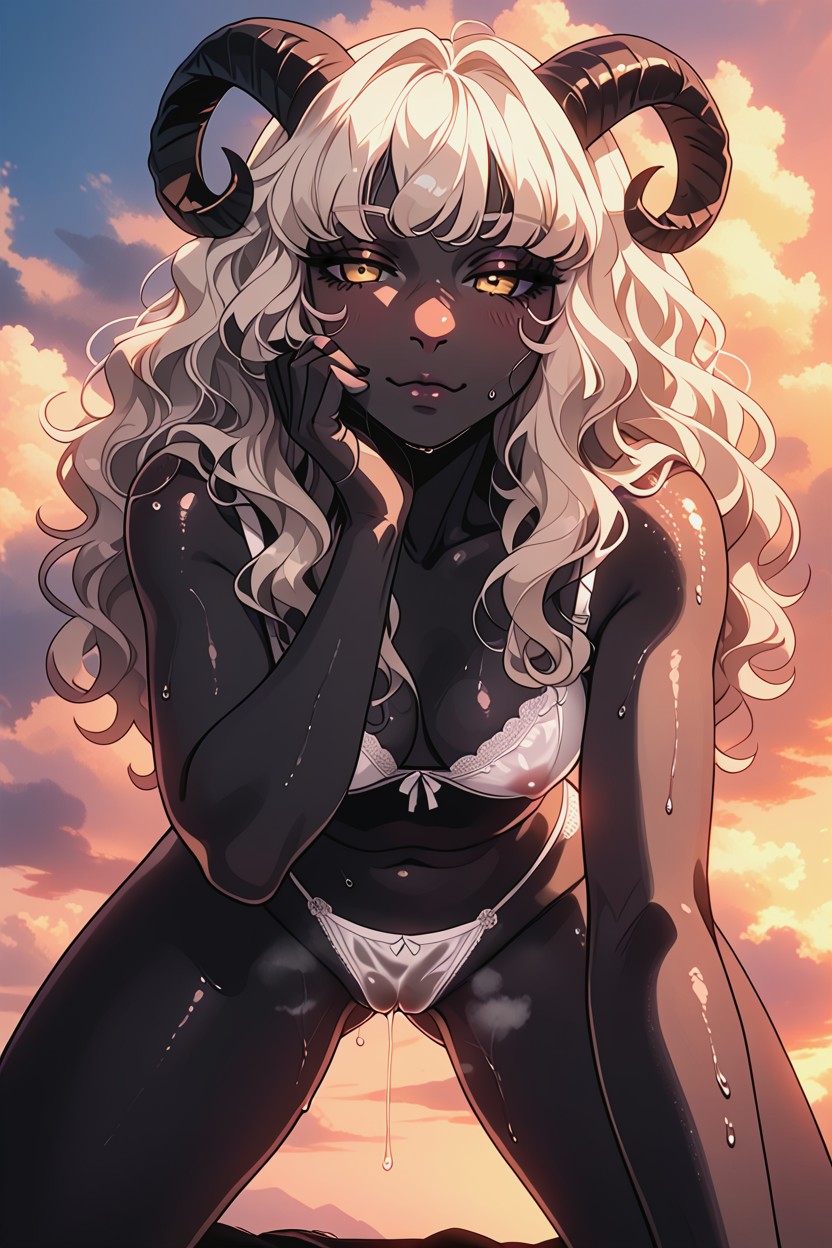 Goat, Sheep Horn, Bending Over Furry AI Porn