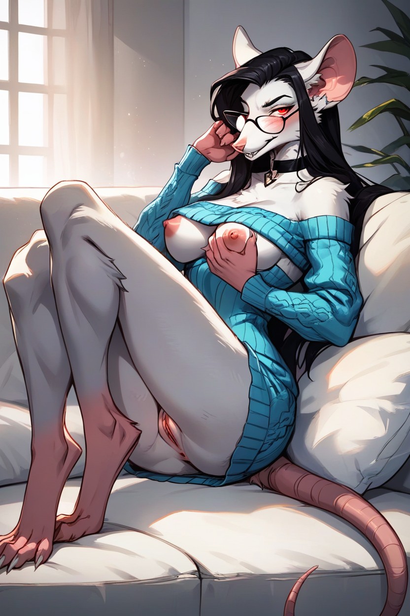 Rat Female, Detailed Eyes, 30+ Furry AI Porn