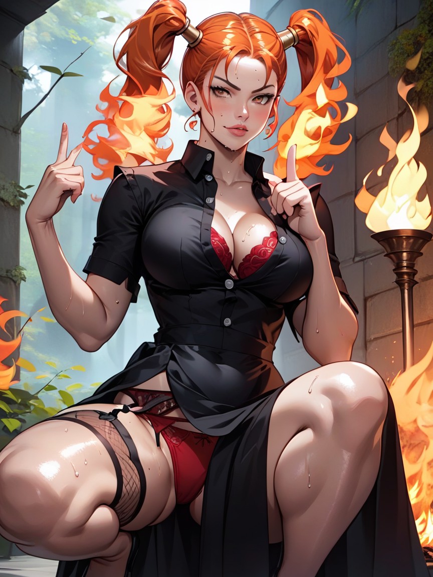 Detailed Face, High Definition, Panty Shot Hentai AI Porn