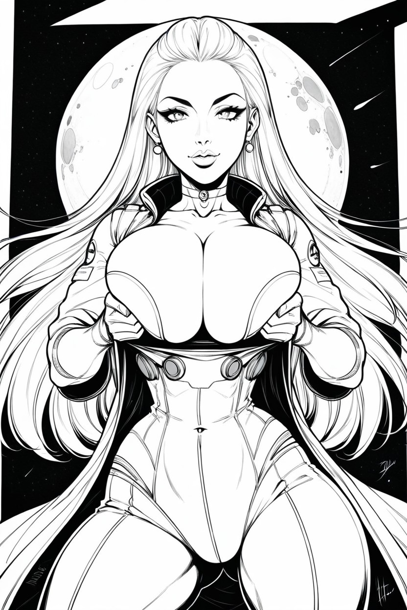 Navel Revealed, White, Wasp Waist Hentai AI Porn