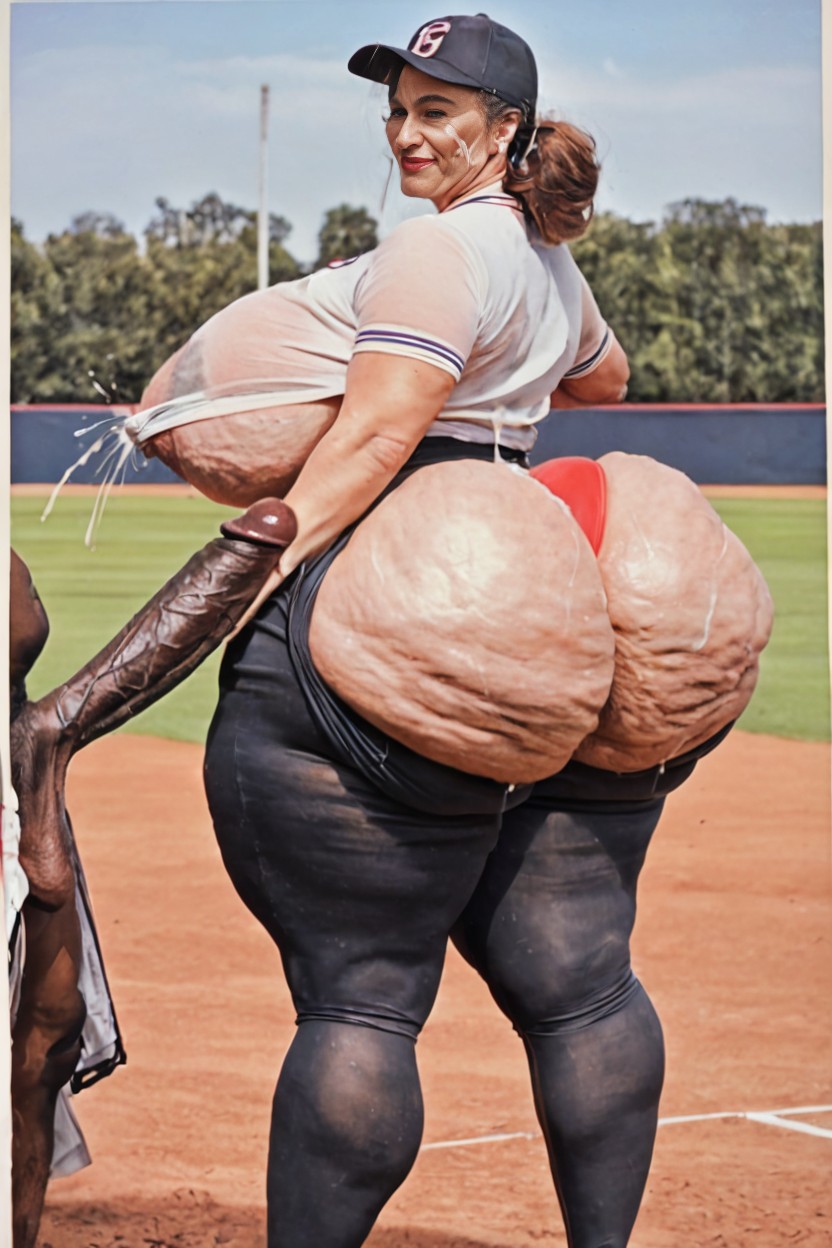 Big Wide Hips, Gigantic Ass, Extremely Wasp Waist Curvy AI Porn