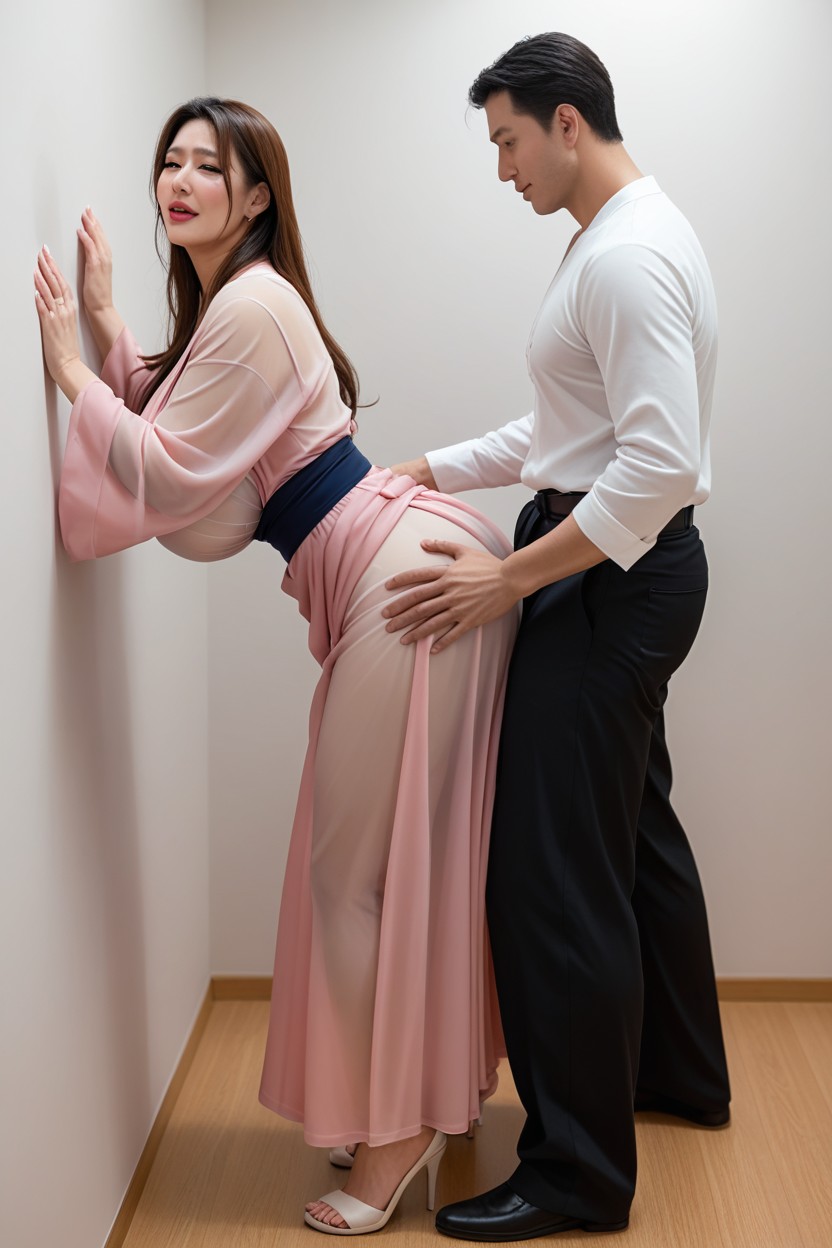 Sweaty, Domestique Française, Fully Dressed Porno IA Asiatique