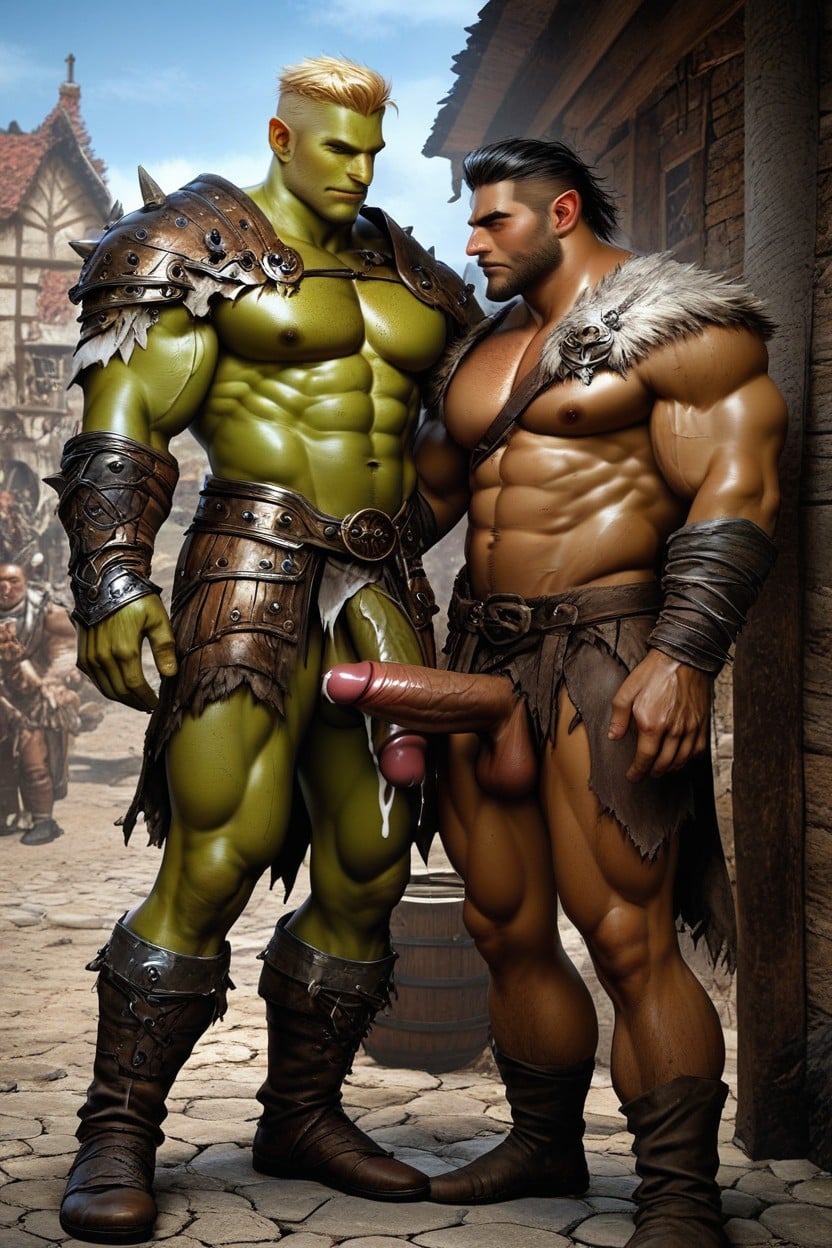 Goblin, 2 People, Gold Bracelets AI Gay Porn