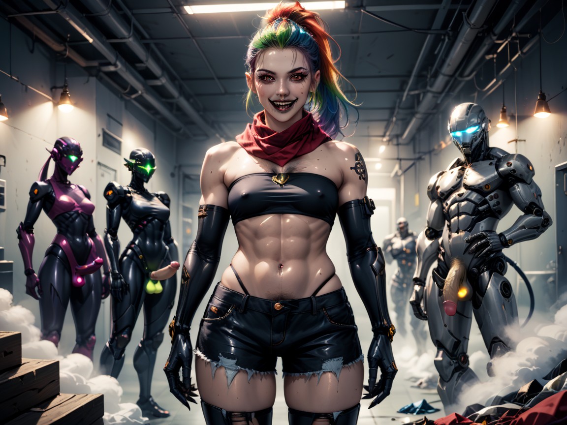 Succubus, Fantasy Robots, Hairy Chest Hentai AI Porn