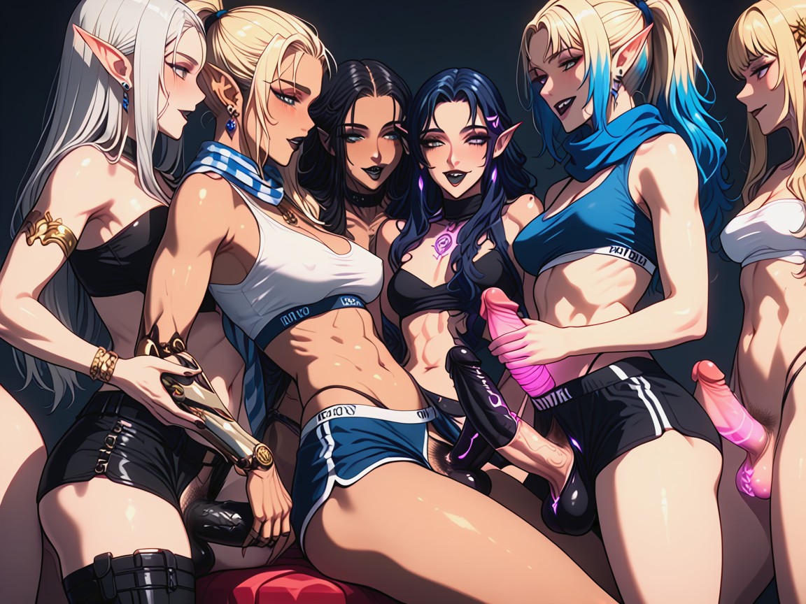 Side View, Sport Shorts, Fit Hentai AI Porn