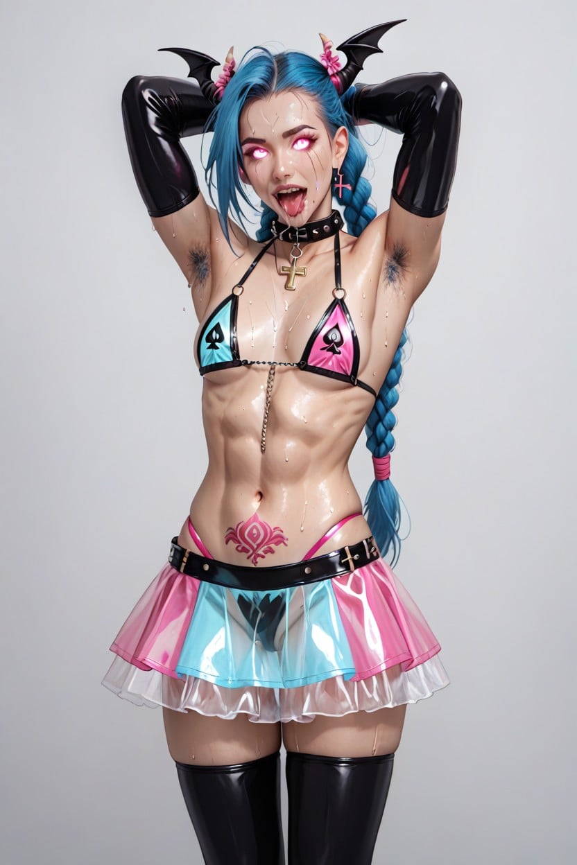 Slutty Expression, Looking At Viewer, Jinx AI Porn