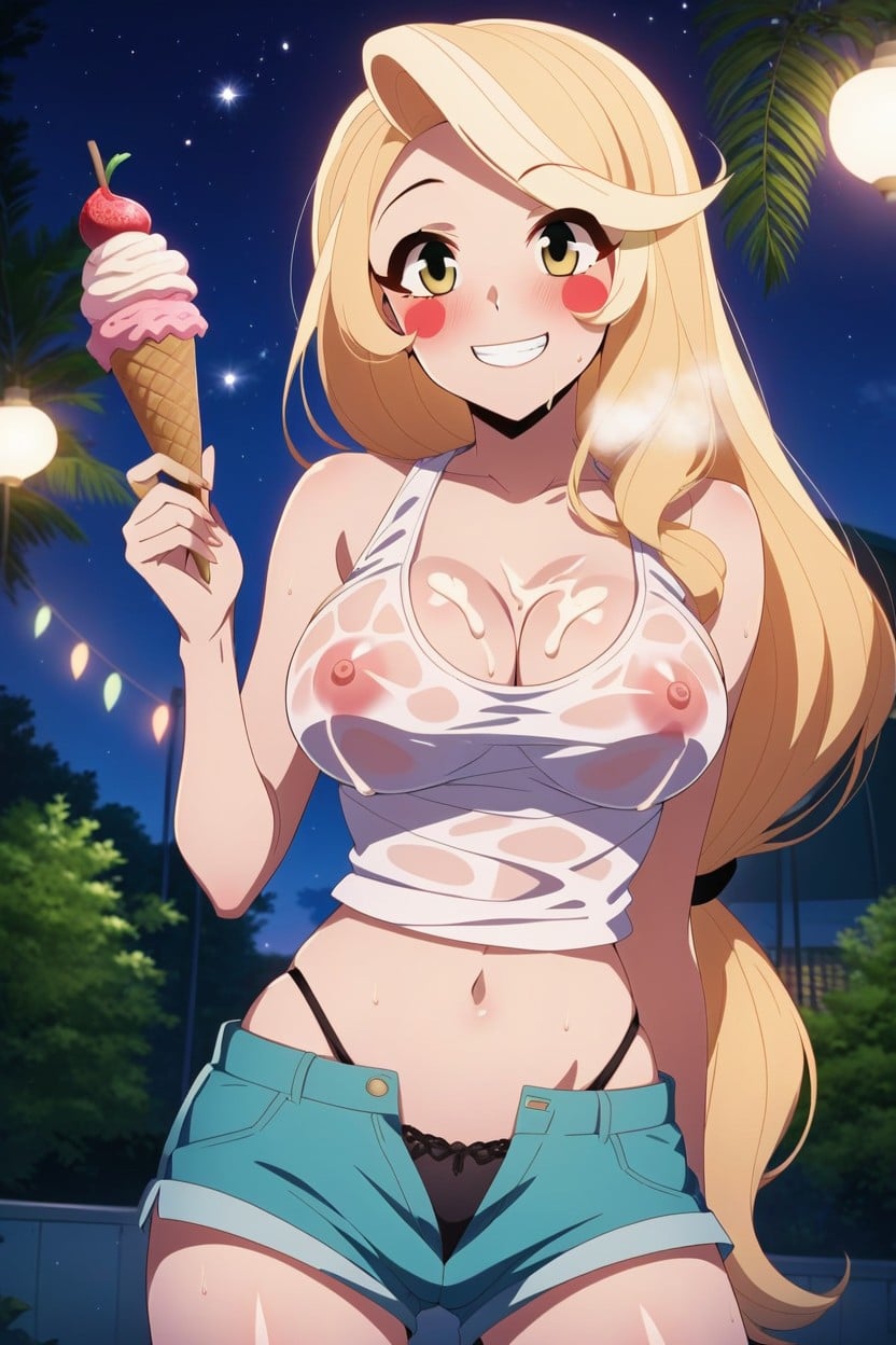 Ice Cream Melting, 18+, Close Up Hentai AI Porn