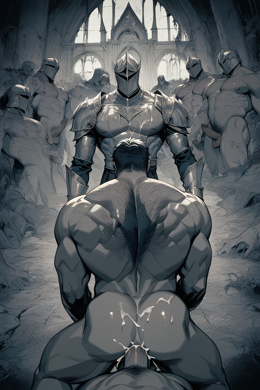 Desolation, Gay Sex, Knight Was Tough Strong And Dangerous AI Gay Porn