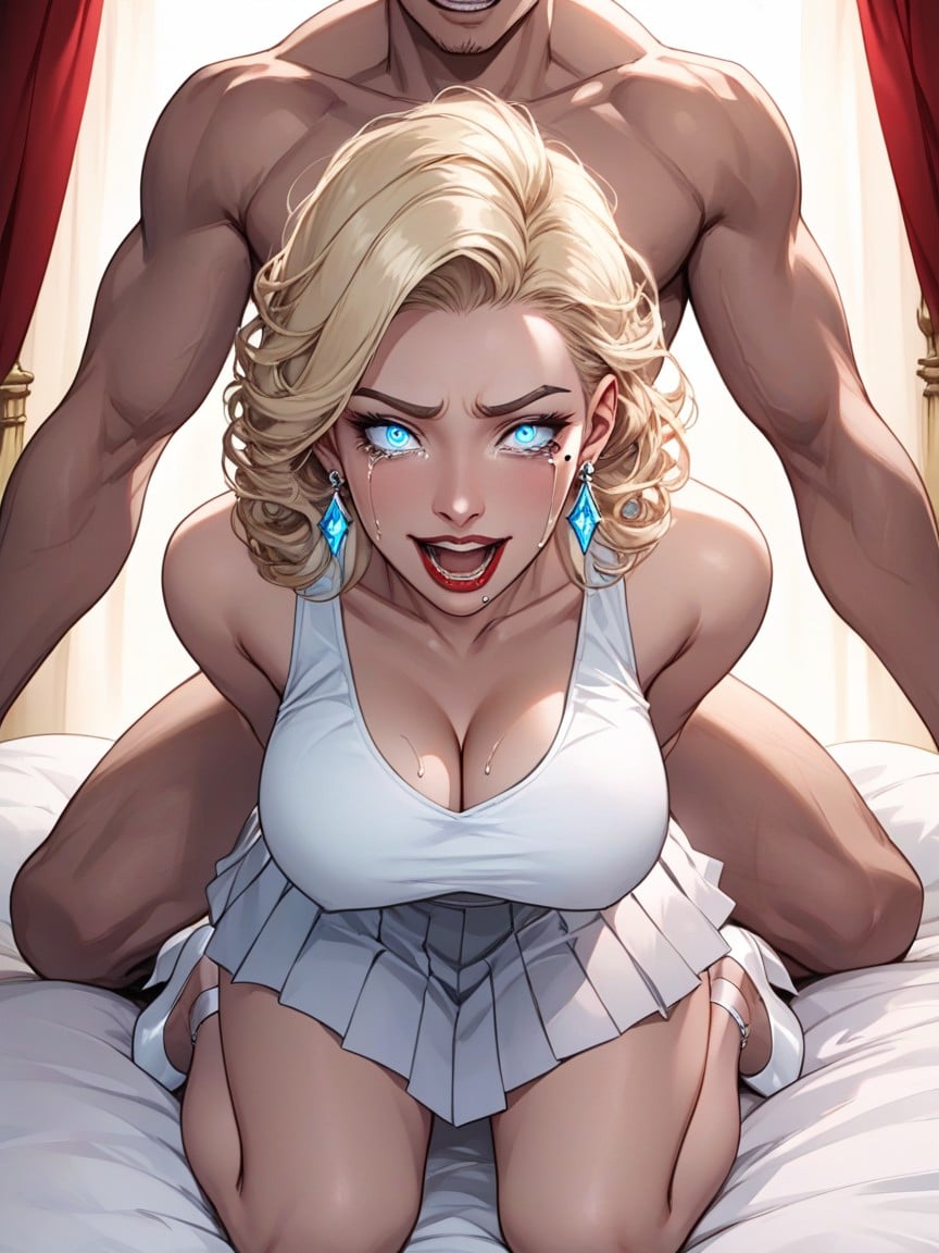 Doggystyle, Beauty Marks Above And Below Lips, White High Heels Hentai AI Porn