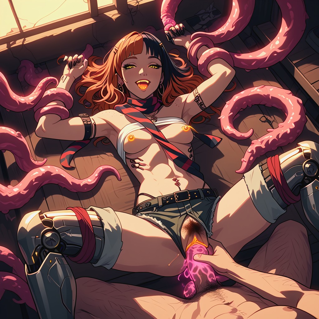 Cyborg Limbs, Pov Missionary, Hairy Ass Hentai AI Porn