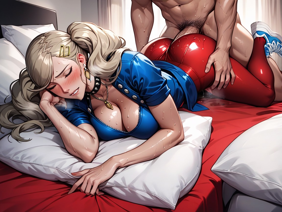Ultra Detailed, Man With Sweaty Body, Blushing Hentai AI Porn