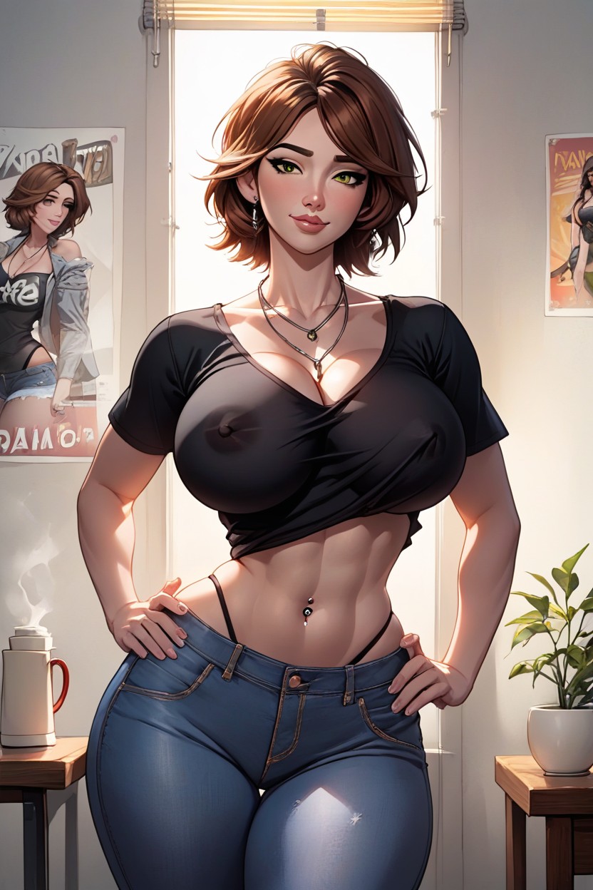 20+, Nipple Bulge, Ratio Image Hentai AI Porn