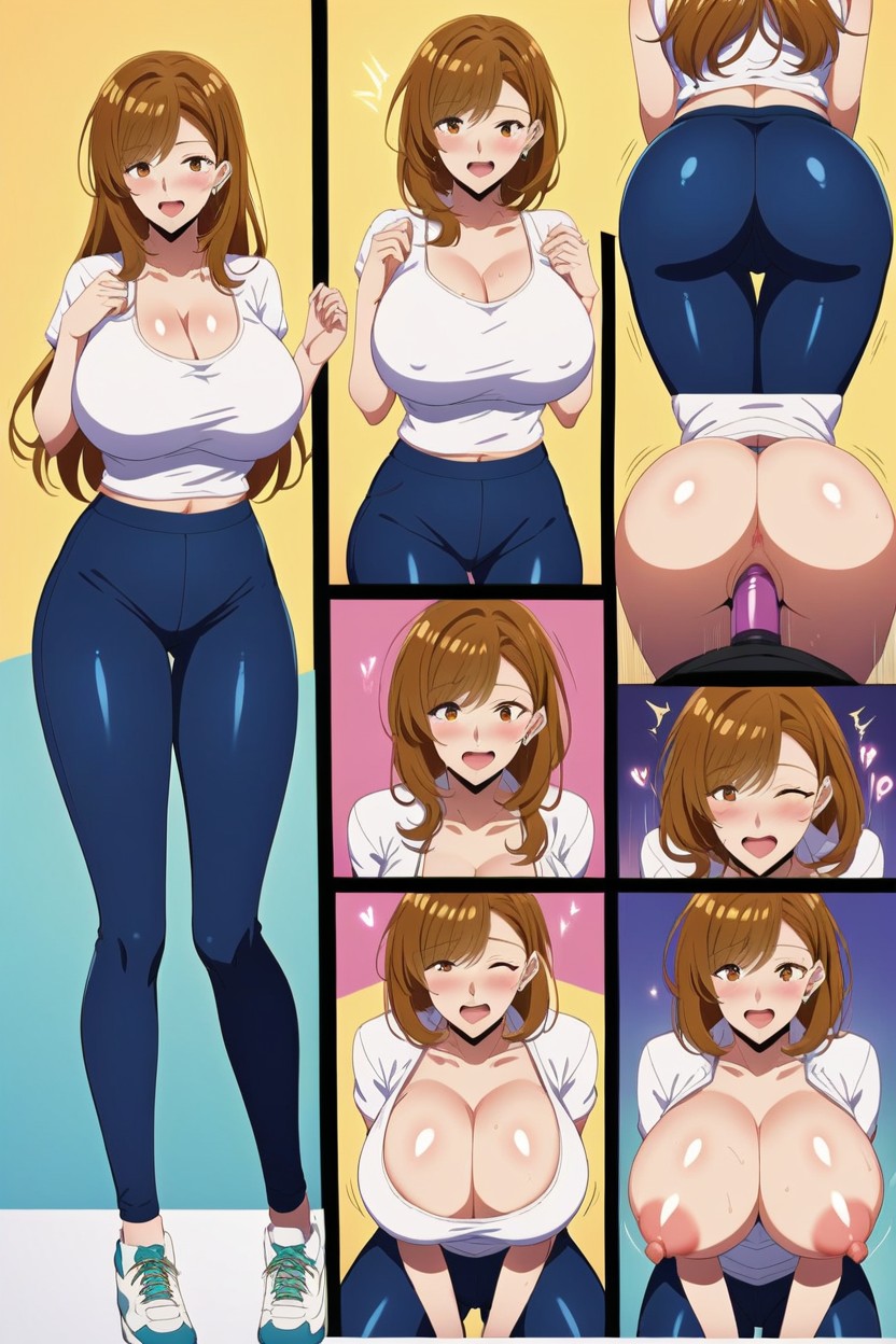 Grabbing Boobs, Dildo Ride, Bounce Lines AI Porn