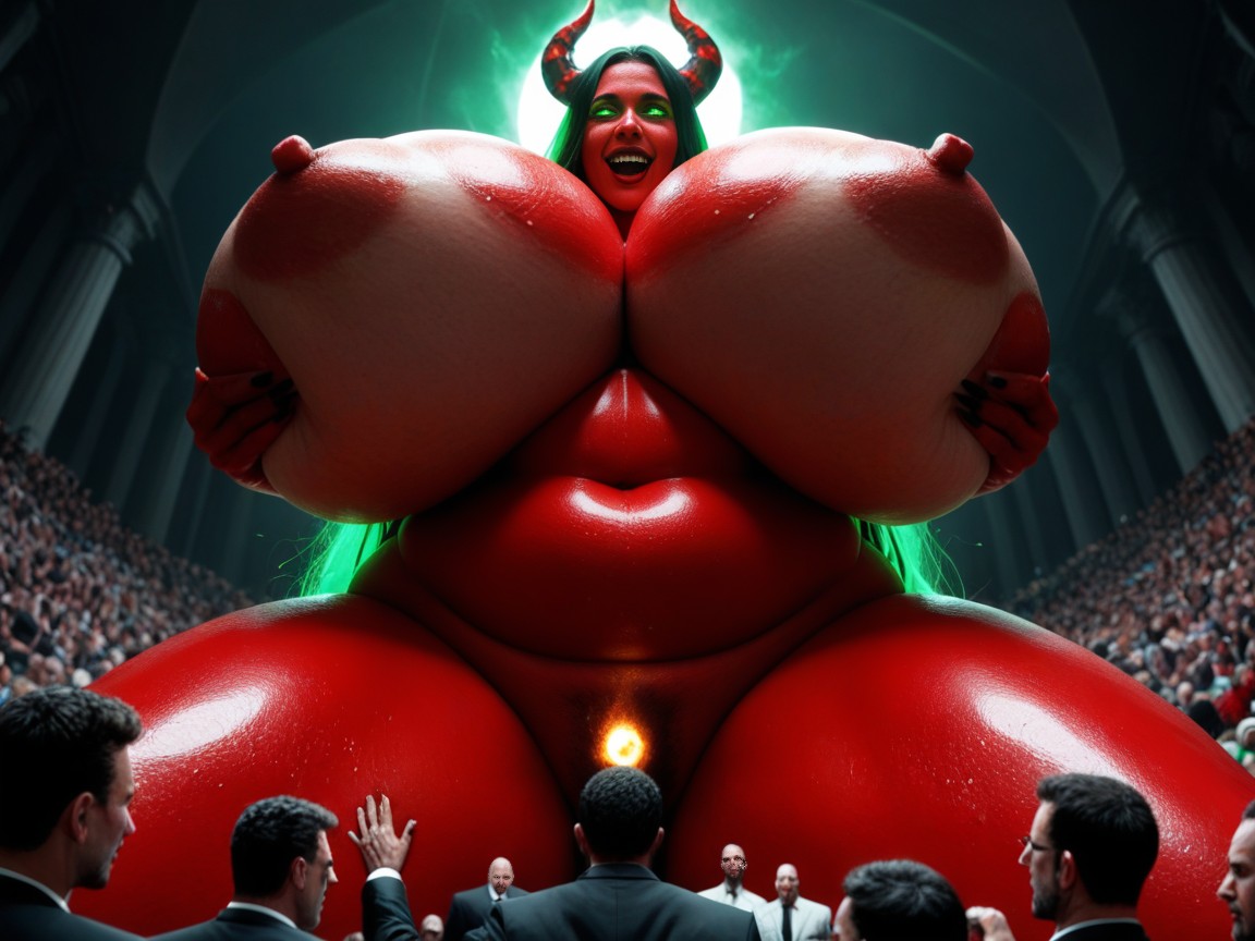 Hypnosis , Hyper Breast Expansion, Gigantic Oversized Colossal Breasts AI Porn