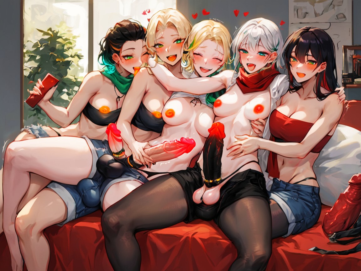Trust, Groping, Tube Top Hentai AI Porn