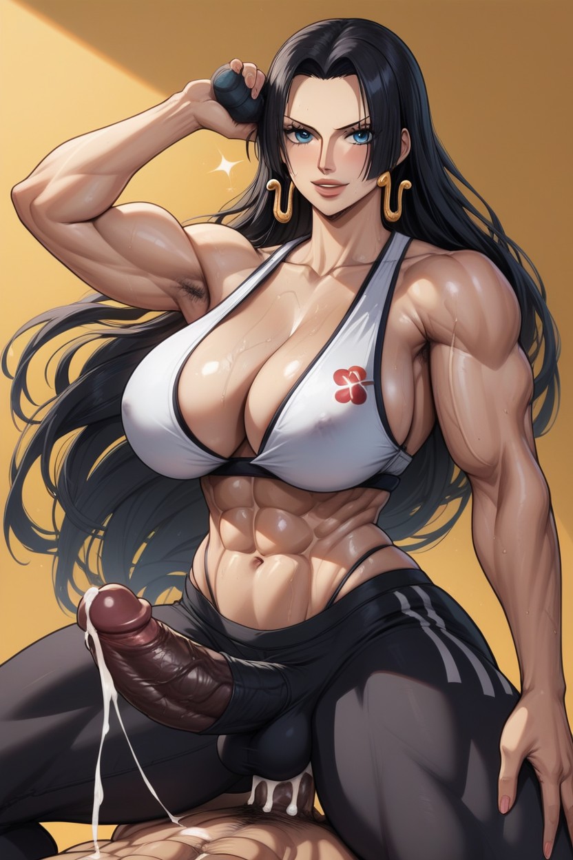Gym Pants, Big Muscular Quads, Big Ass AI Porn