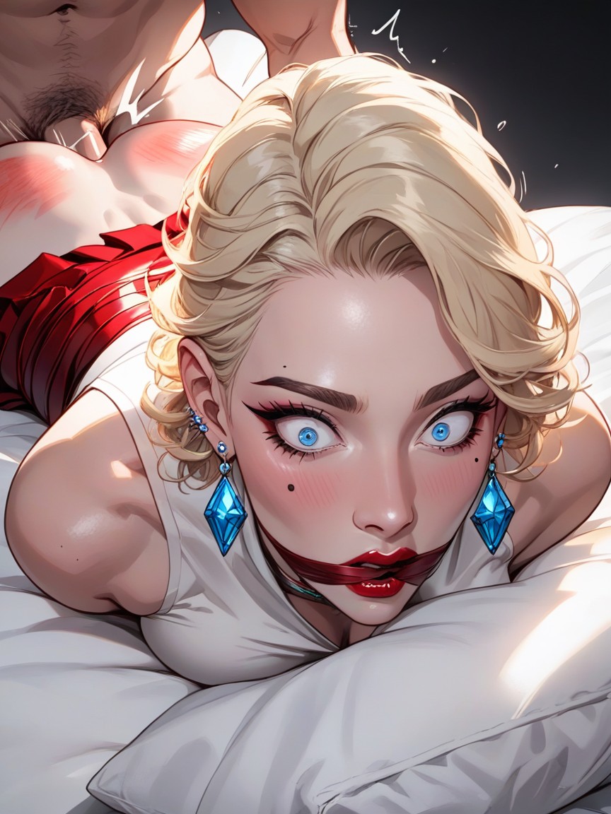 Vintage Hollywood Glamour, Hourglass, Shocked Hentai AI Porn