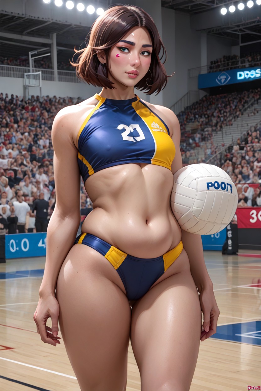 Irelia From League, Very Short Hair, Extremely Wide Hips AI Porn