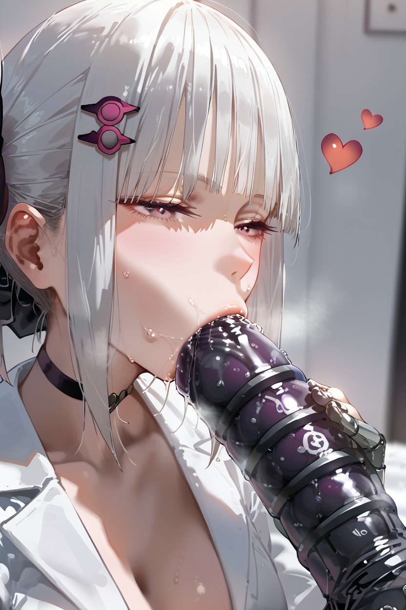 Robotic Legs, Hair Bangs, Robotic Body Hentai AI Porn