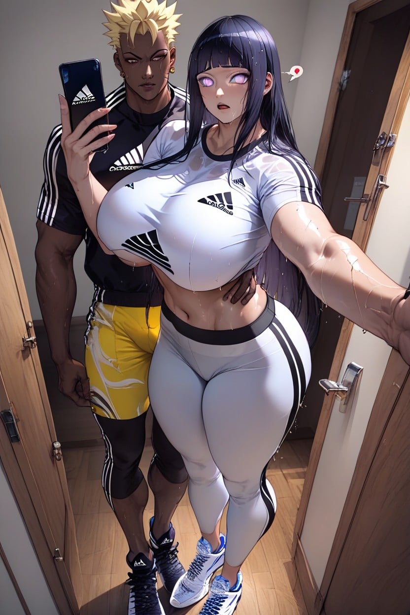Bedroom, Round, Wet Skin Hentai AI Porn