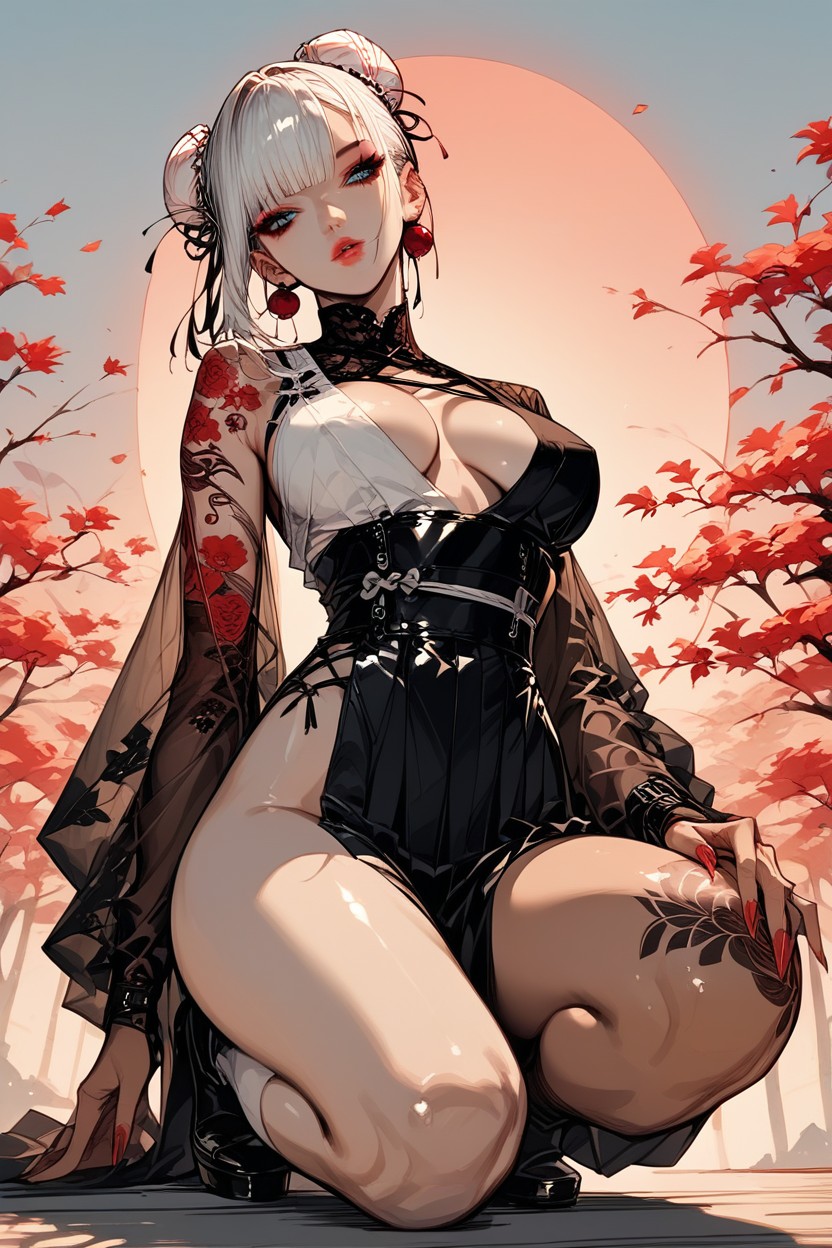 Erotic, No Bra, Skinny Hentai AI Porn