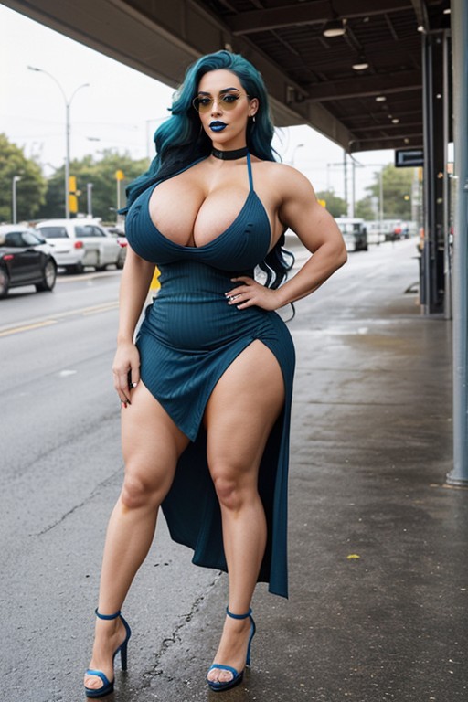 Long Wavy Hair, Character Bianca, Botox Lips AI Porn