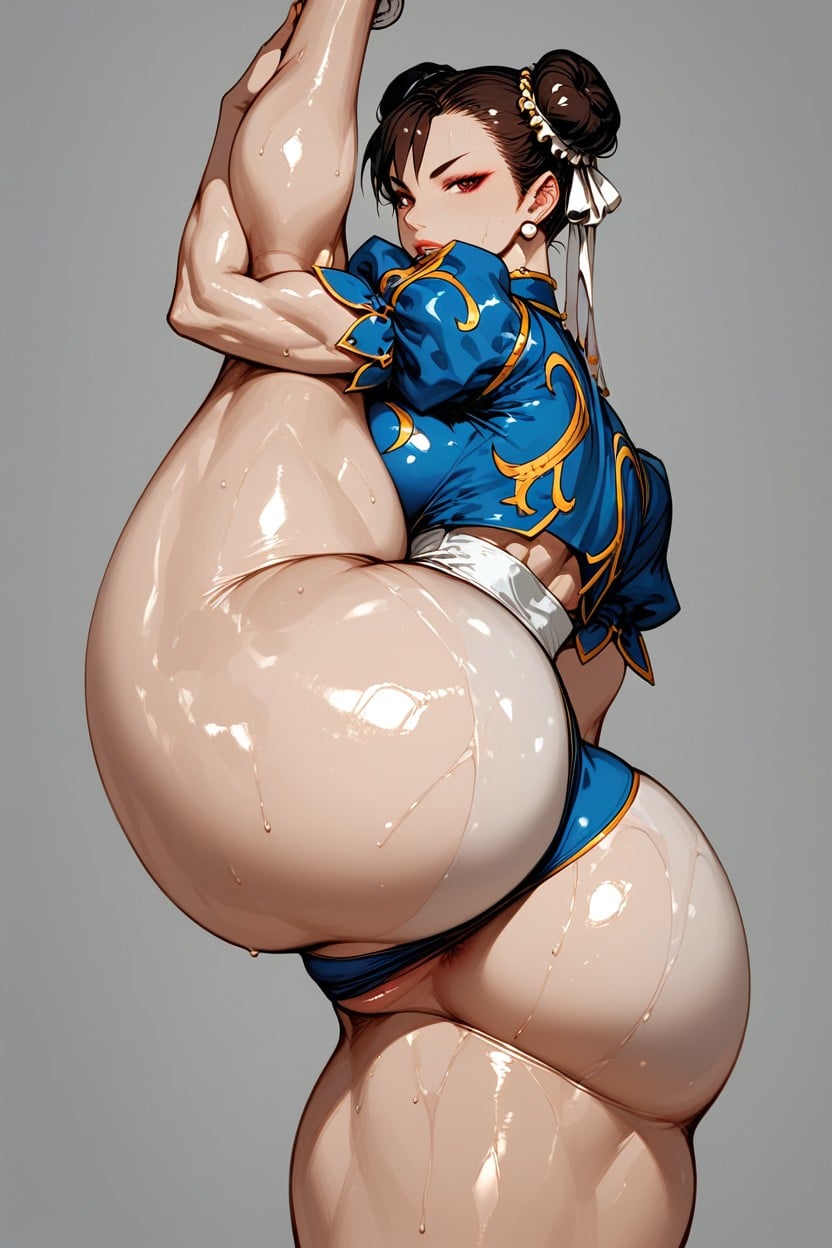 Wide Hips, Sweaty, Massive Breast Hentai AI Porn