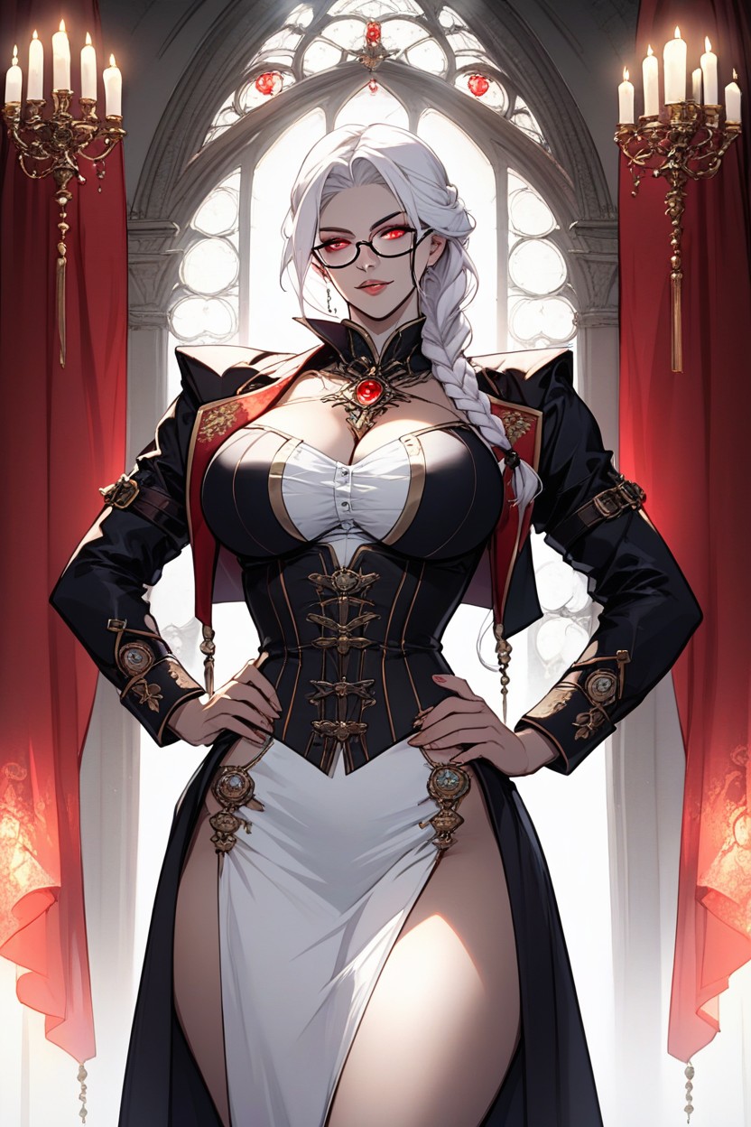 Hands On Hips, Dramatic Eyeliner, 18+ Hentai AI Porn