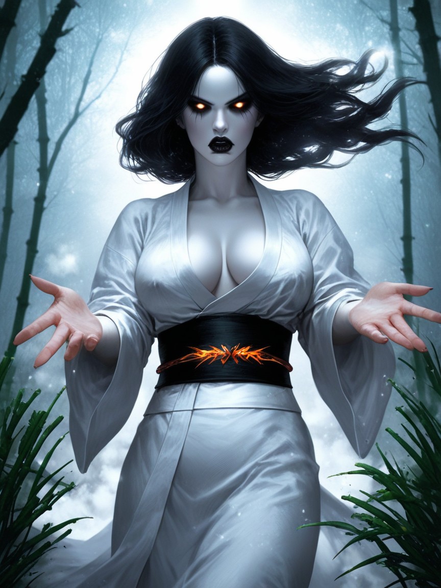 Horror Aesthetic, No Visible Feet, No Eyes Hentai AI Porn