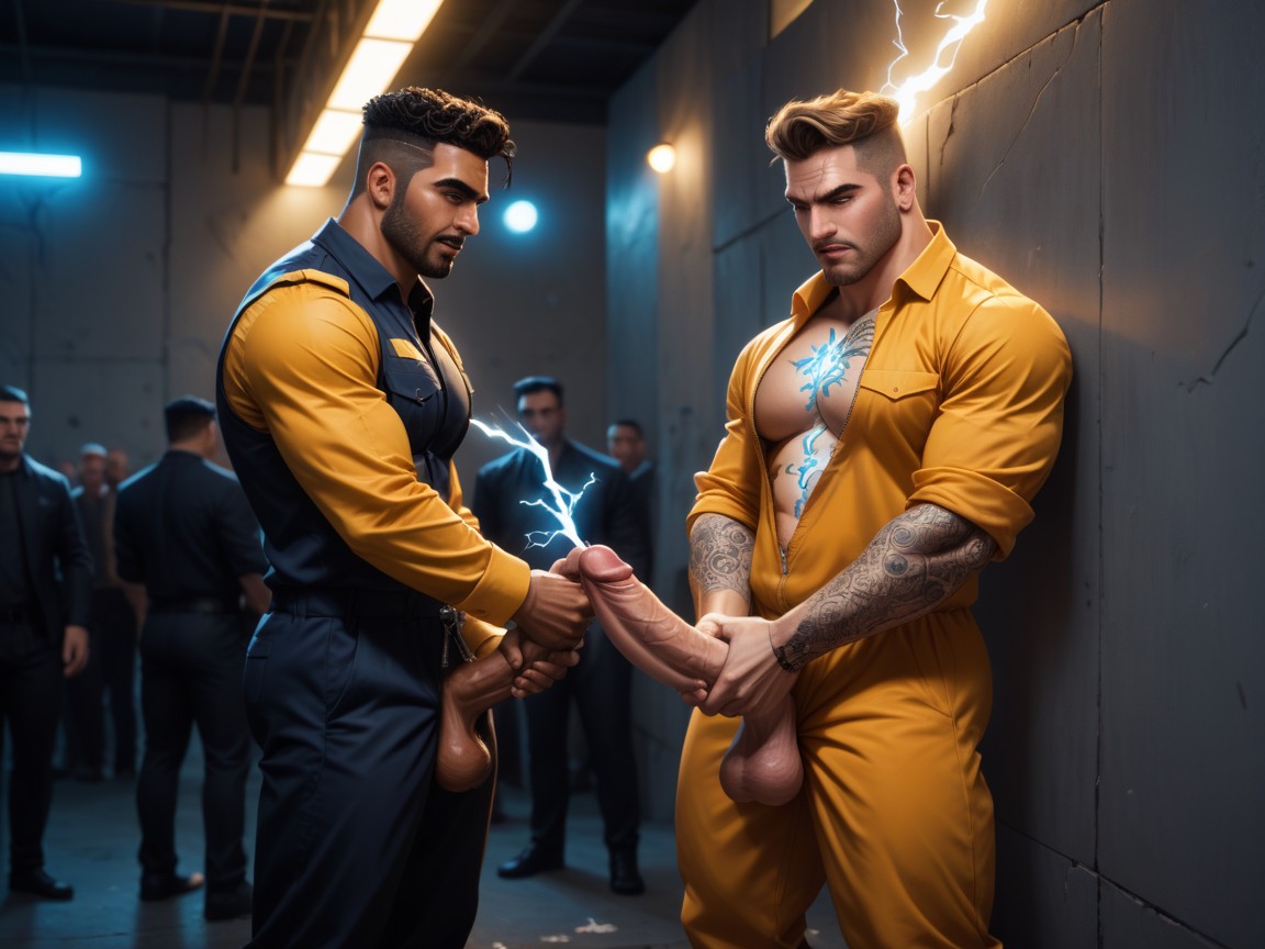 Flaming Lightning Tattoos On Chest, Sparks, Delgada Porno gay IA