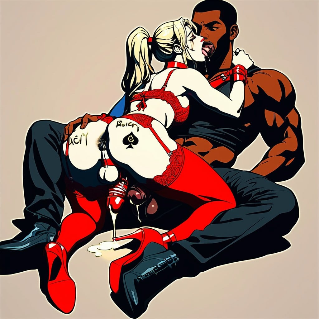 On Hands And Knees, Licking Black Asshole Deep, Slut Porno IA transsexuelle