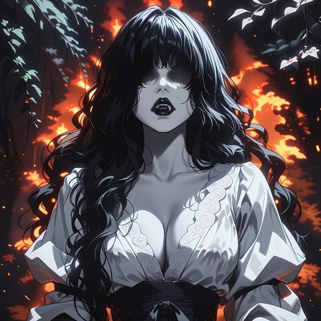 Eerie Atmosphere, At Night, Only Stars Are Shining Hentai AI Porn