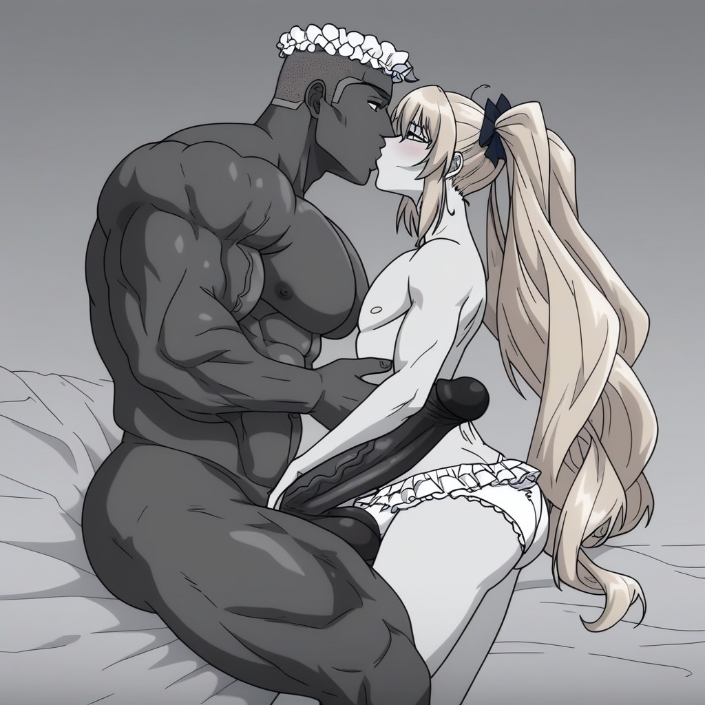 Clasping Face, Hyper Femboytwinkchested, Half Updo Porno shemale IA