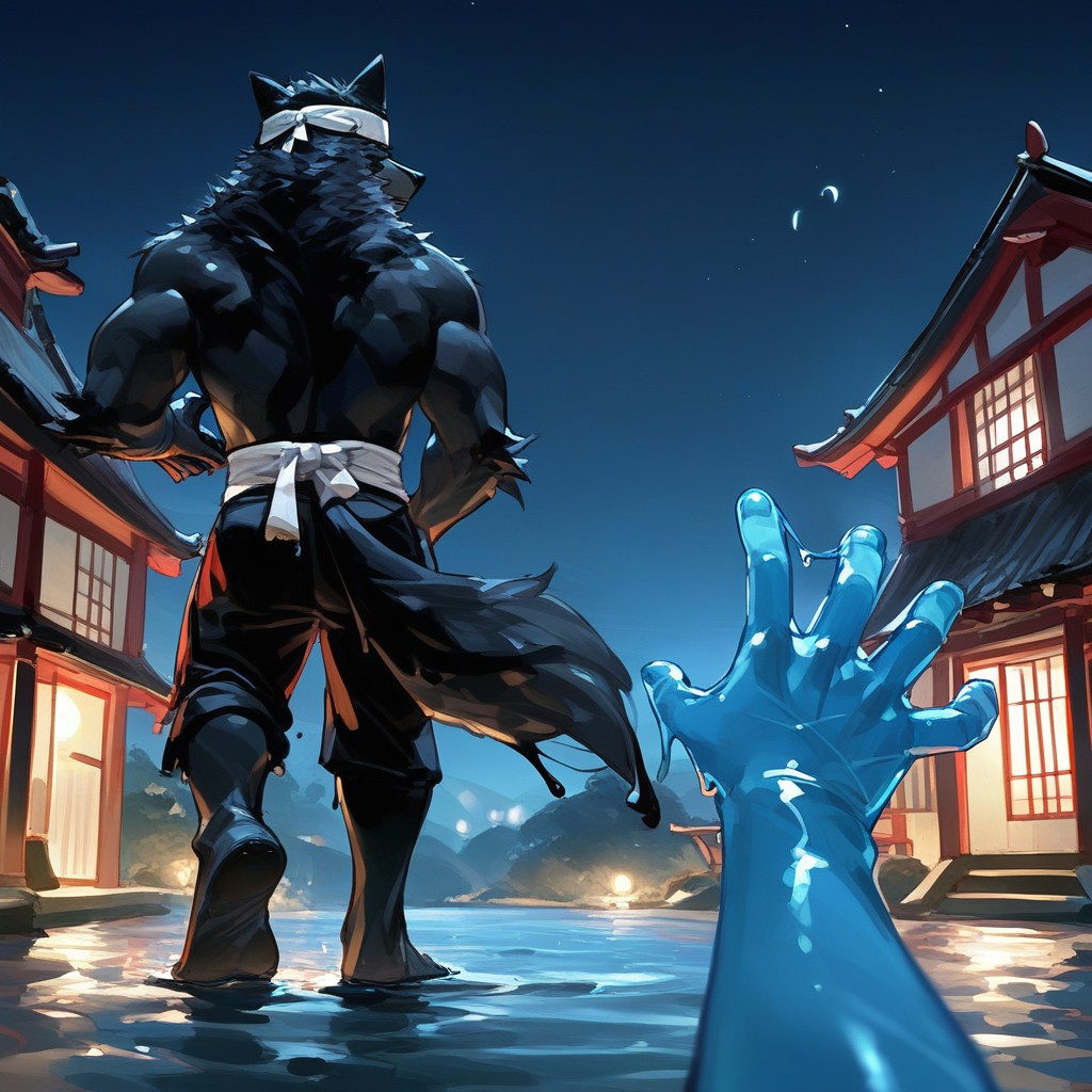 Hachimaki, Viewers Hand, Samurai Furry IA