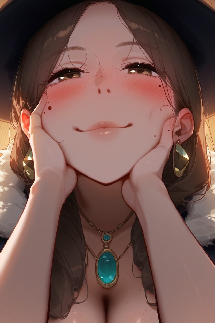 Close Up, Frontdoor, Leaning Forward Hentai AI Porn