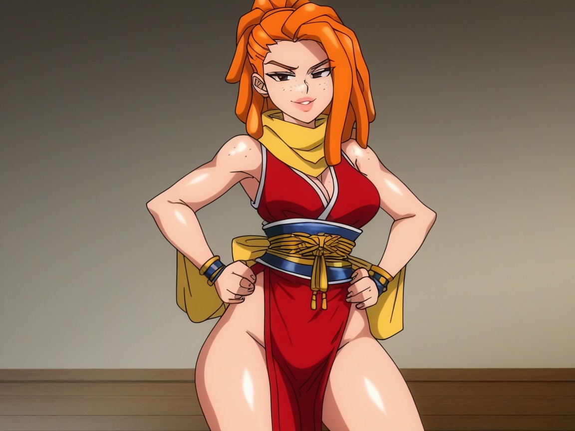 18+, Gold Samurai Flag In Background, Round Medium Ass Porno latina IA