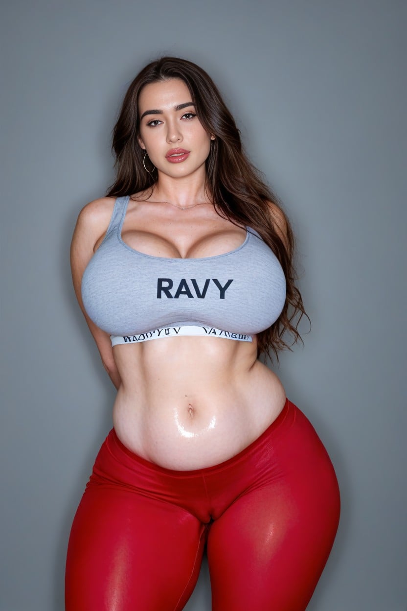 Waist Shot, Camel Toe, Thighs Bigger Than Waist AI Porn
