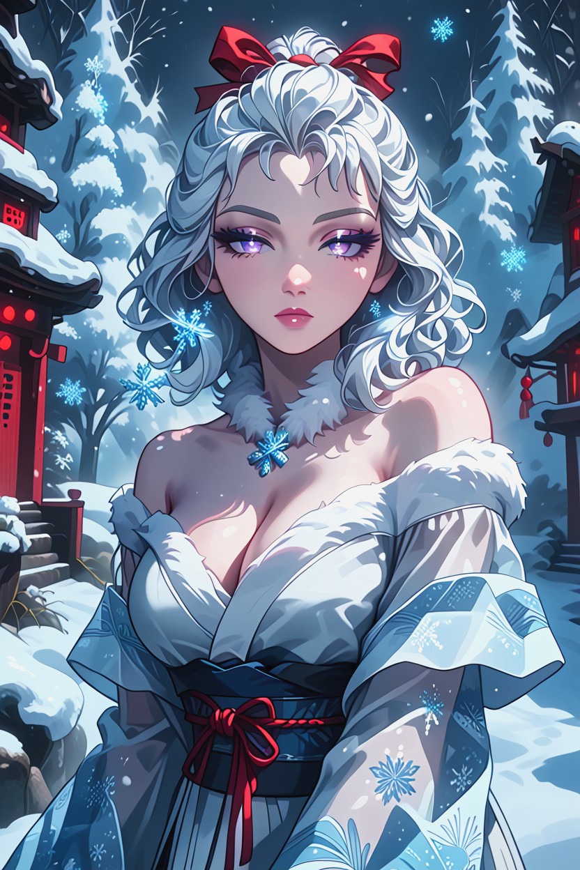 Habitual Hair, Medium Hair, Icy Blue Obi Hentai AI Porn