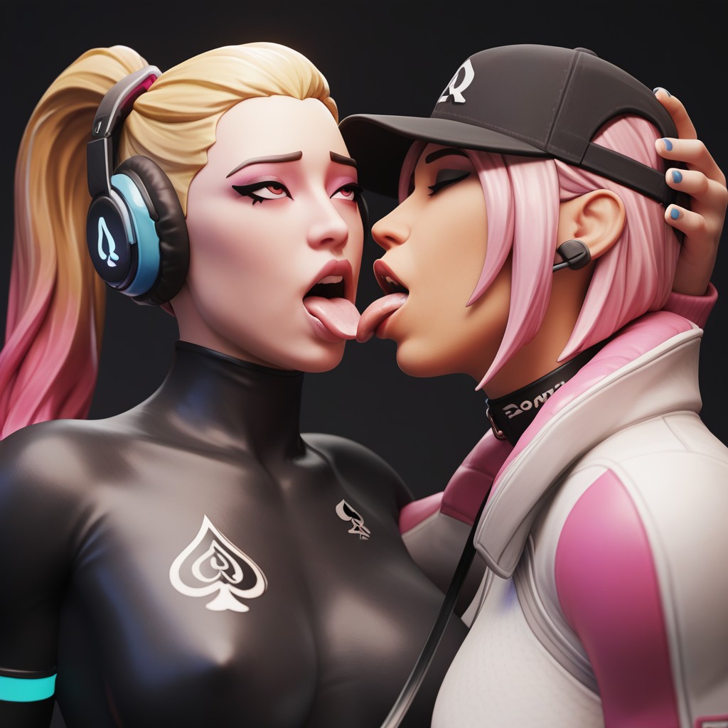 Leash, Tongue Out, Pulling Hair Roughly Hentai AI Porn