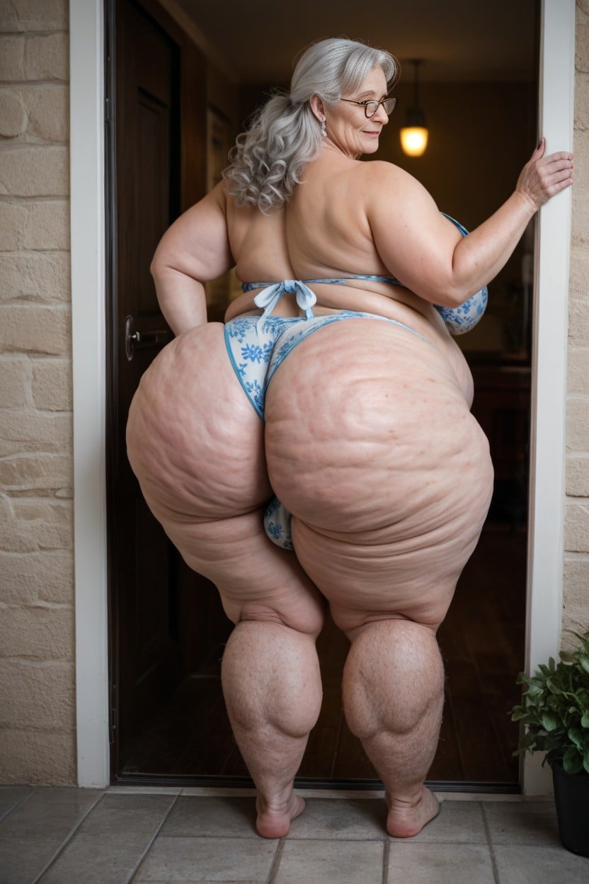 1 Person, 60+, Curly AI Porn