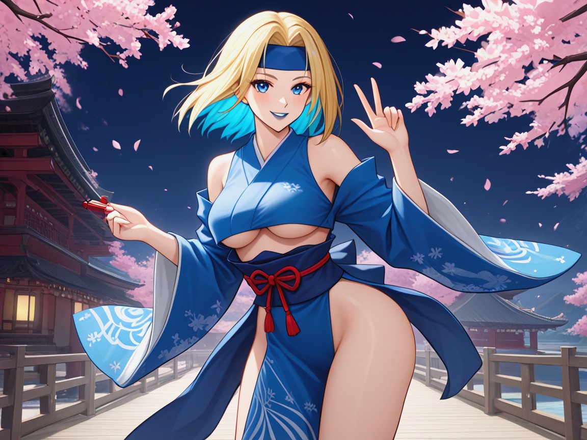 Cherry Blossom Symbol On Flag, Happy Face, Pecho Inferior Visible Porno latina IA
