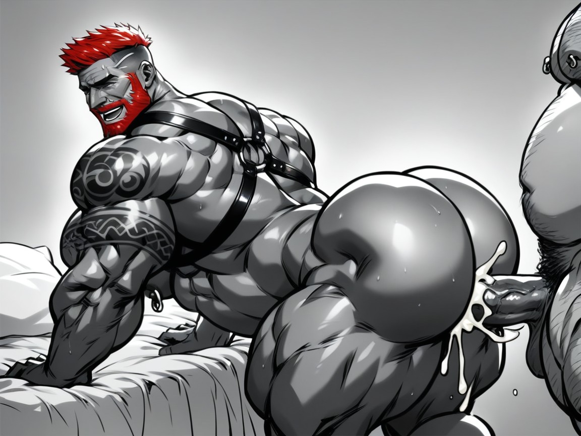 Fucking Pussy, Tanned Skin, Man Porno IA Gay