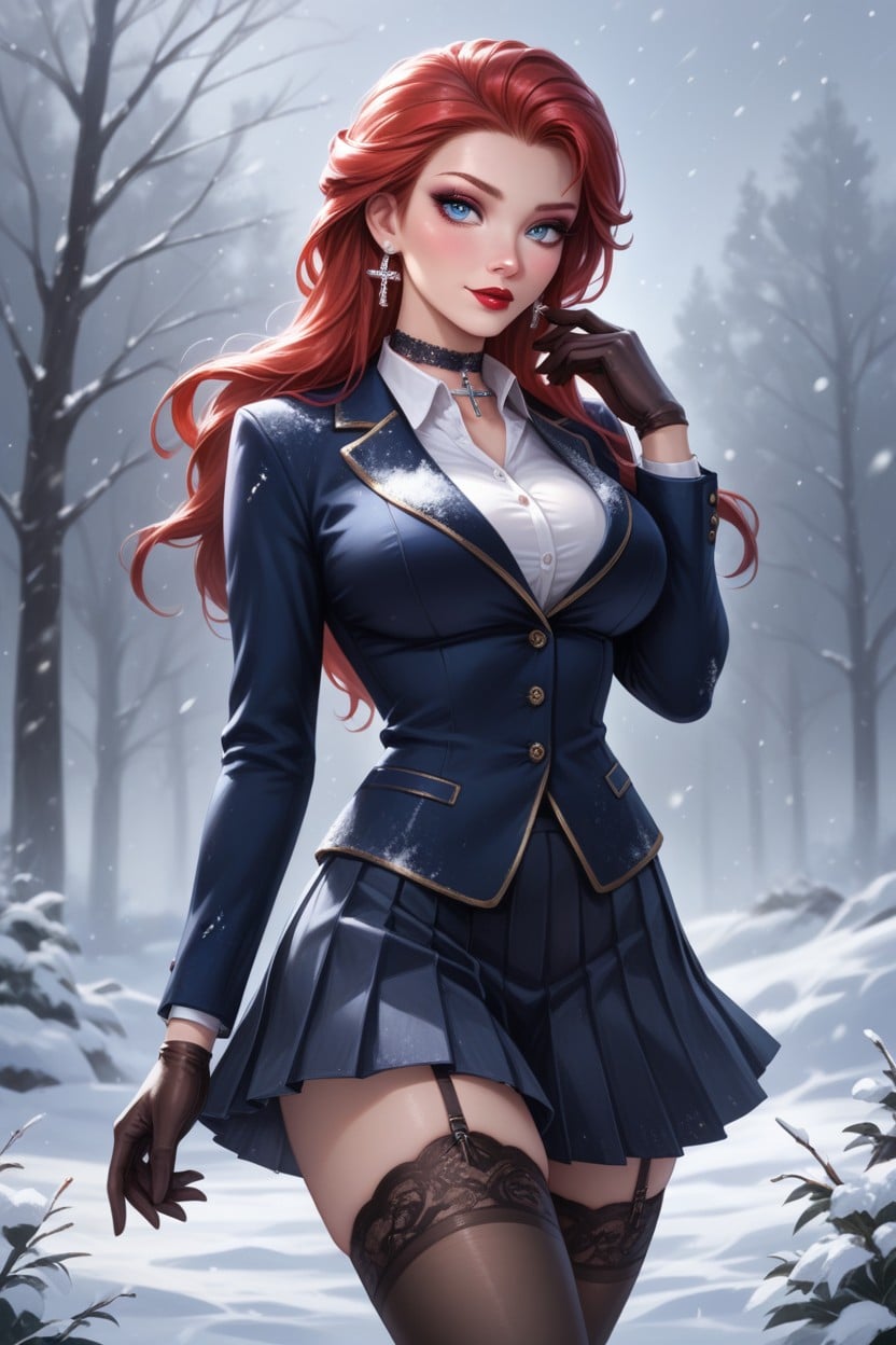 Skirt, 18+, Snow Hentai AI Porn