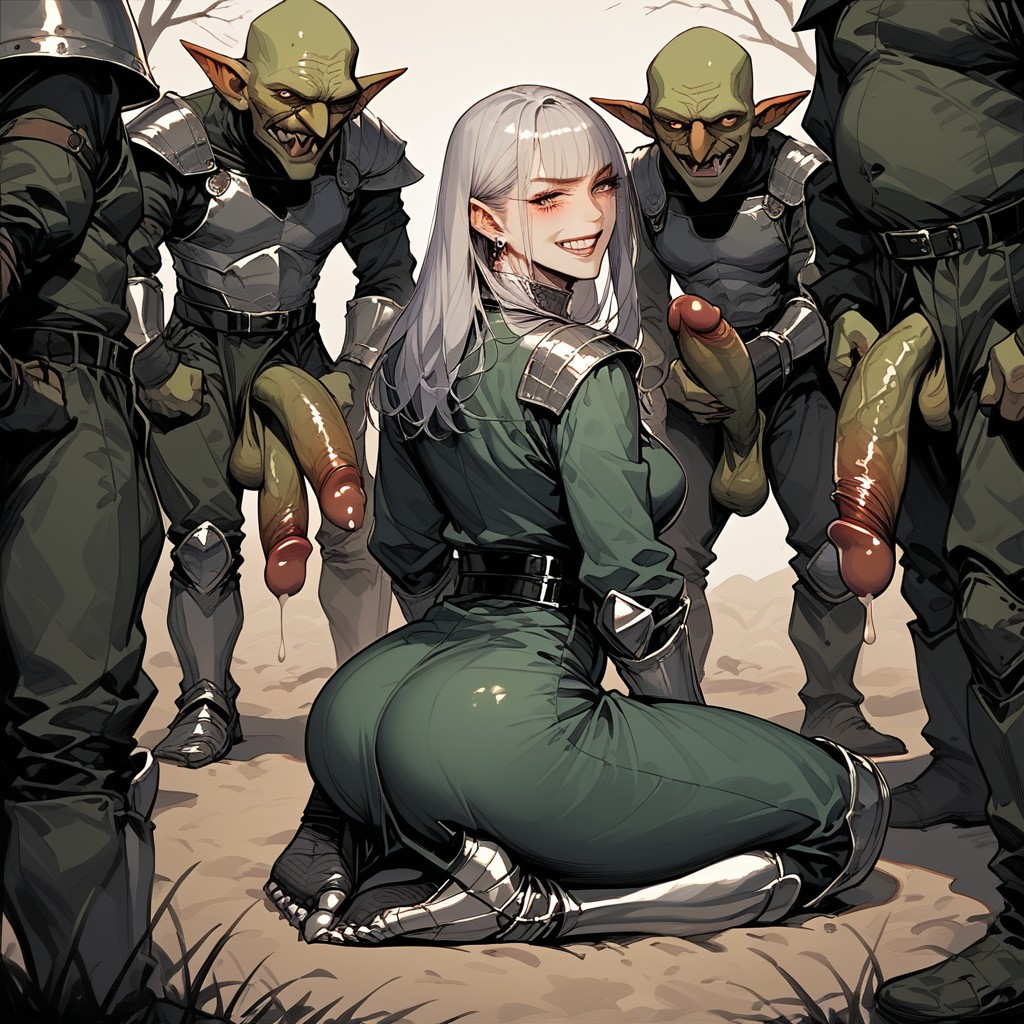 Assjob Buttjob Slapping Asscheeks, Goblin Sharp Bottom Teeth, Lush Ass Hentai AI Porn