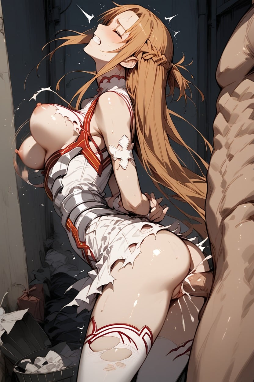 Spread Pussy, Torn Clothes, Bounce Lines Hentai AI Porn