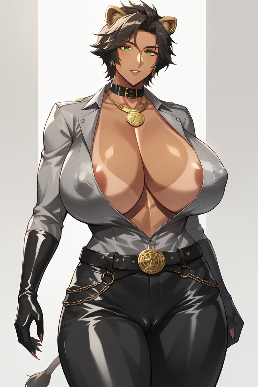 Greek, Gray Jacket, Mature Woman Hentai AI Porn