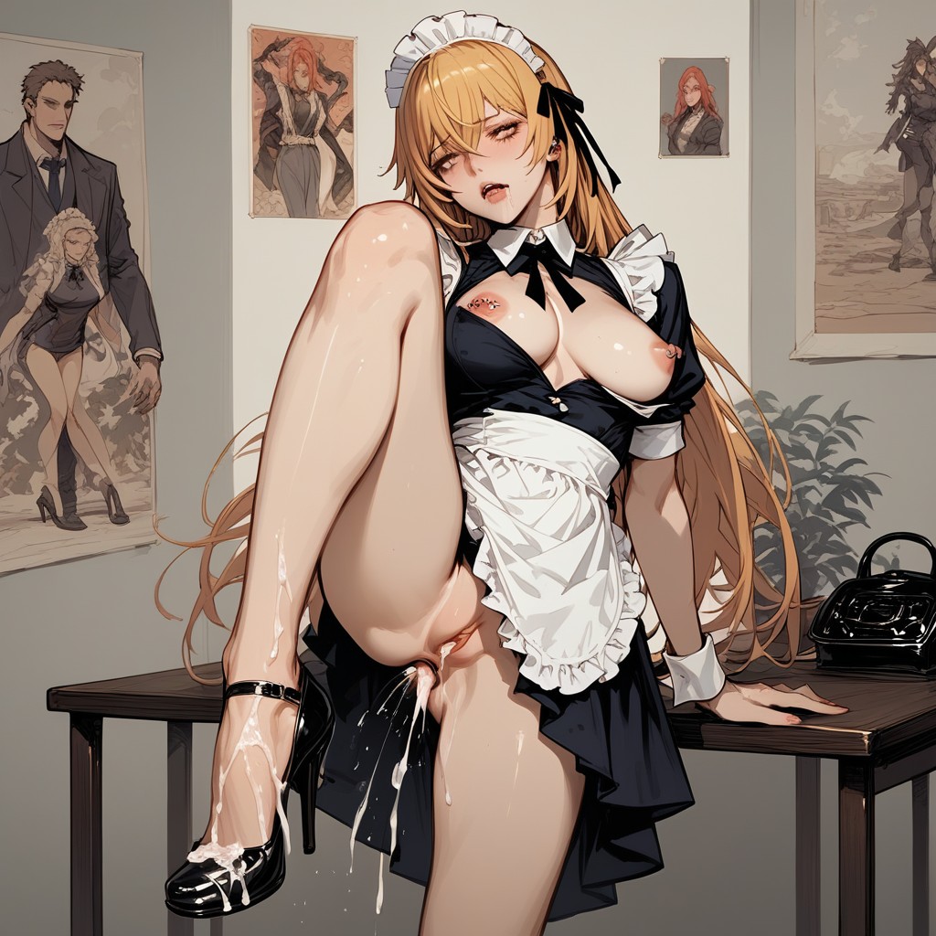 Split Sex, Cafe, Long Length Hentai AI Porn