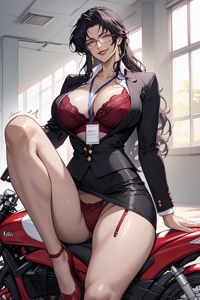 Desert Highway, Nipple Sticking Out, Lanyard Hentai AI Porn