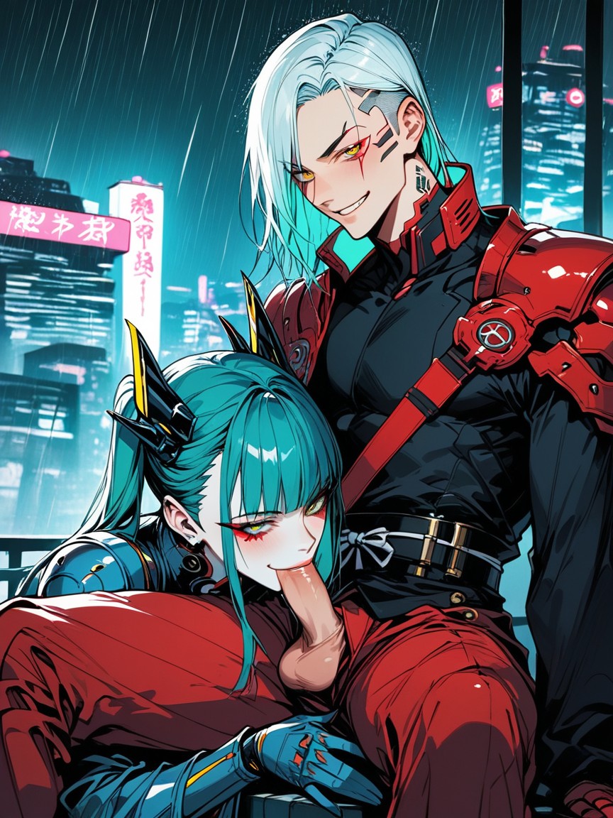 2 People, 18+, Katana Handle Hentai AI Porn