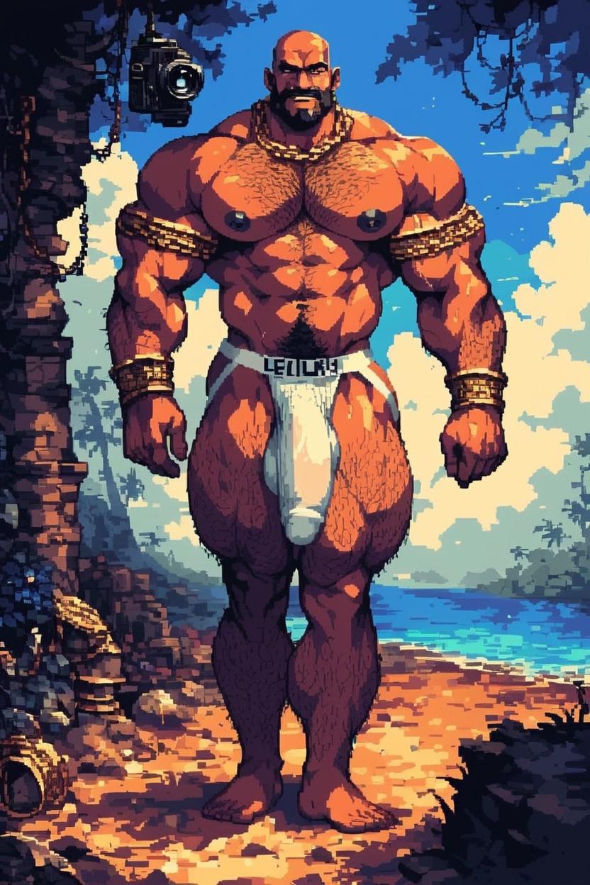 Angry Face, 20+, Dark Skin AI Gay Porn